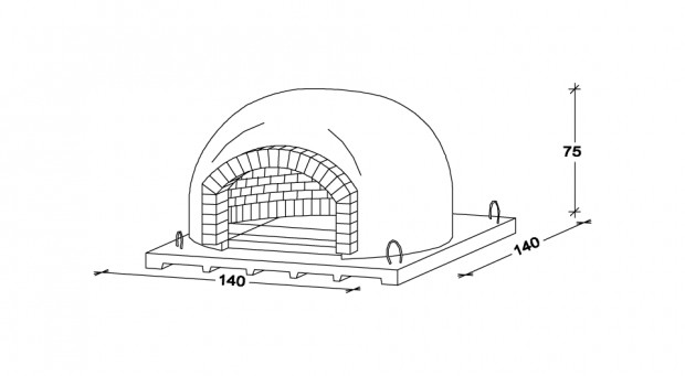 Recessed oven P120