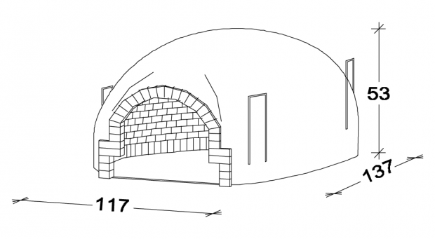 Horno encastrable F100L