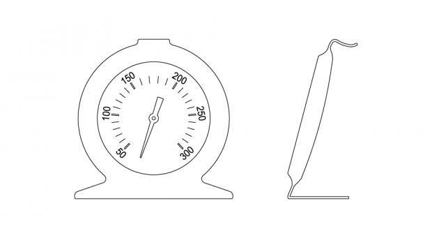 Thermomètre de voûte T010